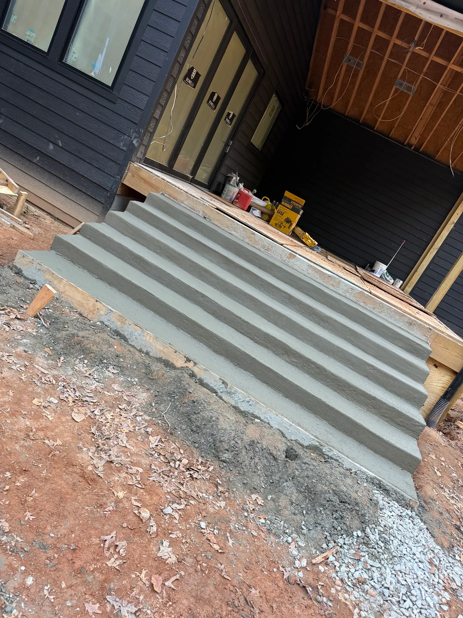Concrete slab preparation with rebar by Mind & Vision Construction