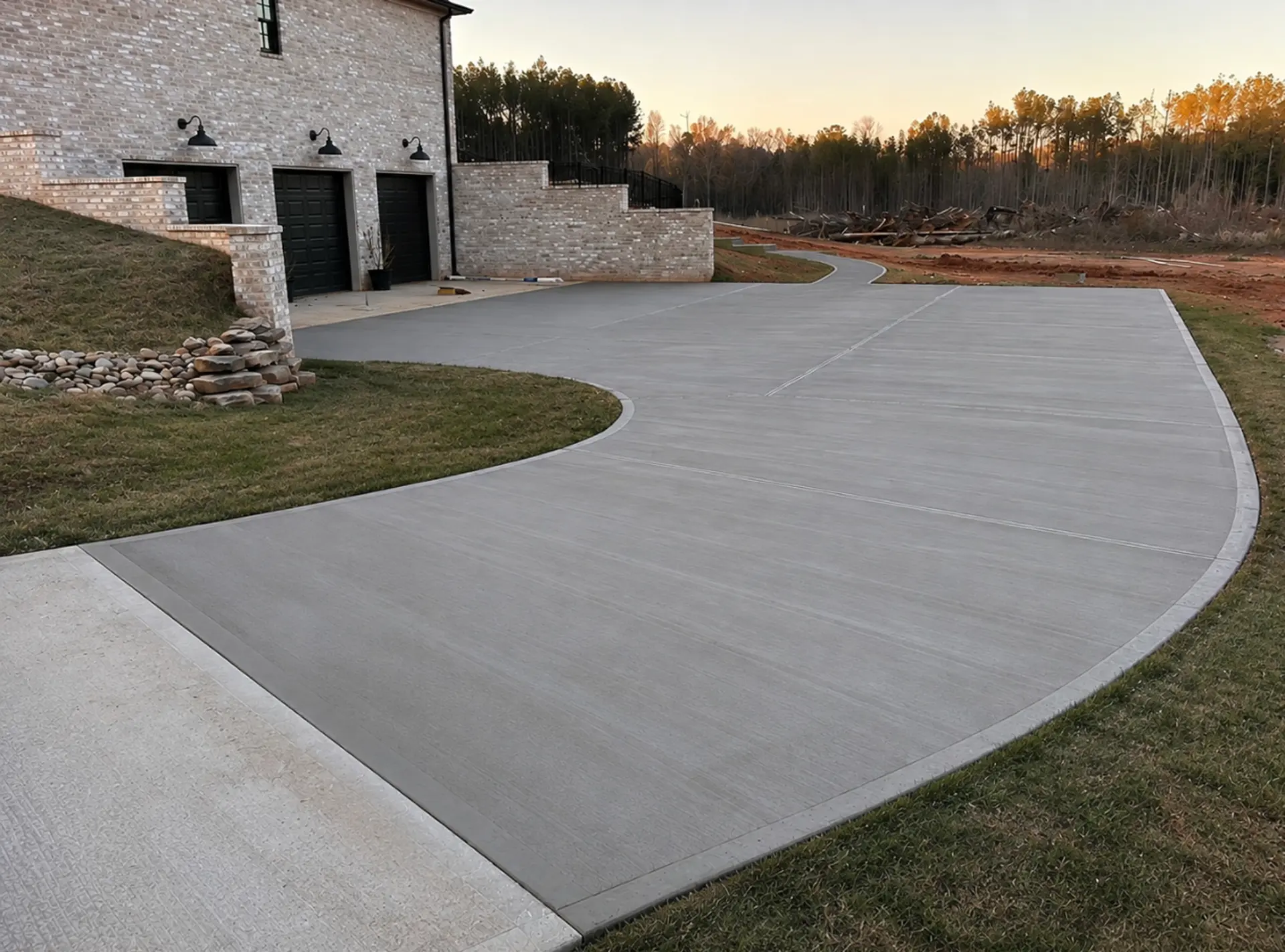 Concrete placement crew at work by Mind & Vision Construction