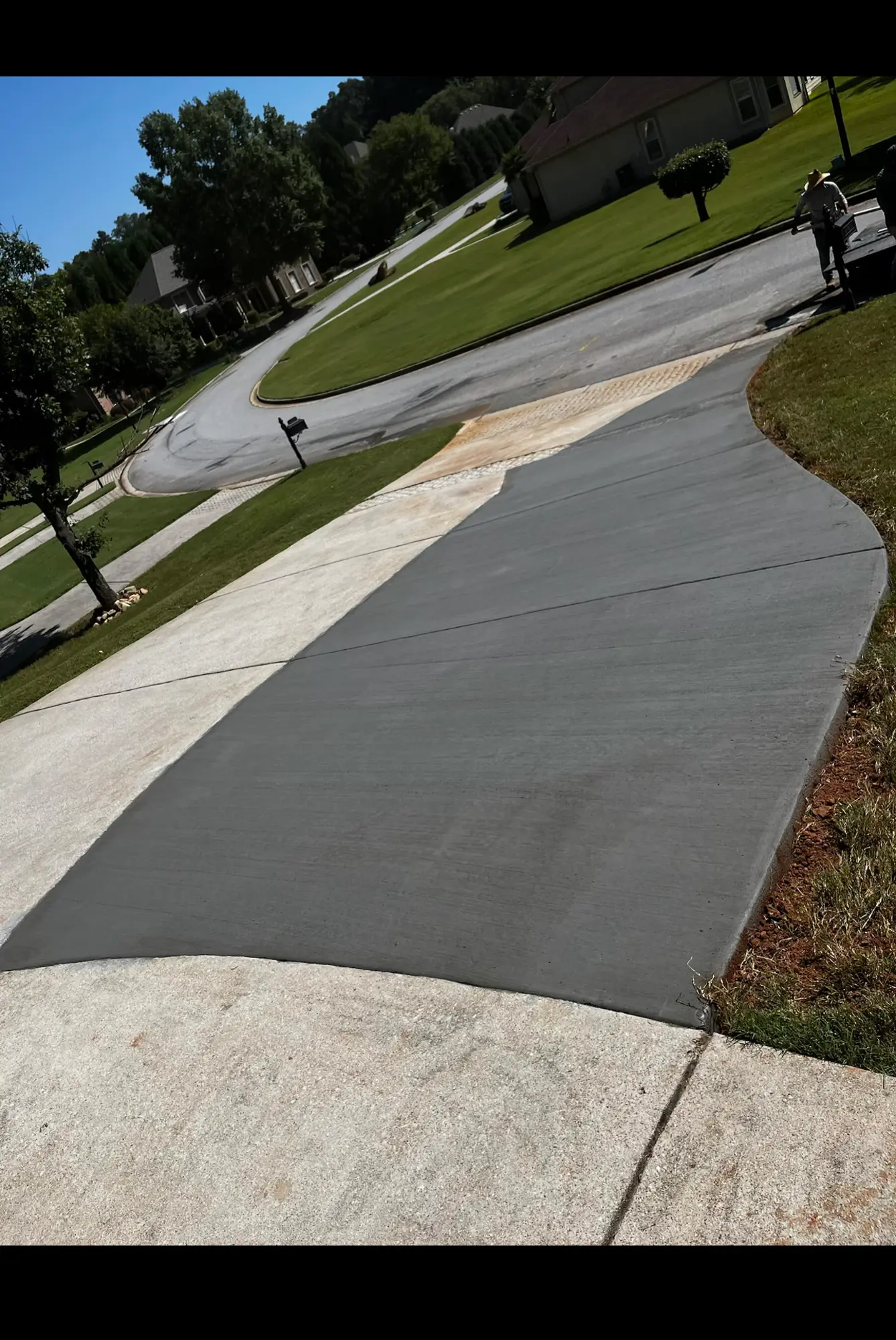 Decorative concrete finishing by Mind & Vision Construction